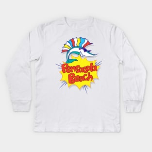 Pensacola Beach Kids Long Sleeve T-Shirt